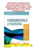 Test Bank for Fundamentals of Nursing 11th Edition &ndash; Potter & Perry 2025