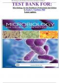 TEST BANK FOR&colon; Microbiology for the Healthcare Professional 2nd Edition by Karin C&period; VanMeter PhD Latest update&period; 