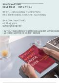 Samenvatting Bestuurskundig Onderzoek Sandra van Thiel - Hele boek 12 hoofdstukken &plus; oefentoets veel voorkomende tentamenvragen &plus; kernbegrippen uitgelegd