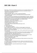 SOC 3900 FINAL EXAM NEWEST 2025&sol;2026 ACTUAL EXAM COMPLETE QUESTIONS AND CORRECT DETAILED ANSWERS &lpar;VERIFIED ANSWERS&rpar; &vert;ALREADY GRADED A&plus;&vert;&vert;BRAND NEW&excl;&excl; &lpar;ALL BUNDLED HERE&excl;&excl;&excl;&rpar;