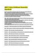 NBCT- Early Childhood Generalist Standards Exam Questions with correct Answers 2025&sol;2026&lpar; A&plus; GRADED 100&percnt; VERIFIED&rpar;&period;