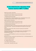 ACTG 4510 EXAM 1 Questions With Correct Answers 100&percnt; Verified&period;