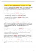 Fdny A35 Exam Questions and Answers 100&percnt; Pass