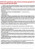 C810 167 questions with correct answers graded A&plus; study guide tips fall 2025
