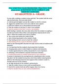 CNA WRITTEN EXAM PROMETRIC PRACTICE TEST 2025-2026&period; QUESTIONS WITH CORRECT AND VERIFIED ANSWERS&period; GUARANTEED A&plus; GRADE&period;