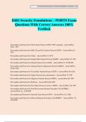 D481 Security Foundations &ndash; PORTS Exam Questions With Correct Answers 100&percnt; Verified