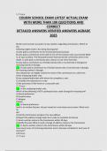 COLIBRI SCHOOL EXAM LATEST ACTUAL EXAM WITH MORE THAN 100 QUESTIONS AND CORRECT DETAILED ANSWERS VERIFIED ANSWERS AGRADE 2025