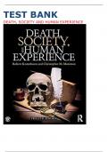 Test Bank for Death&comma; Society and Human Experience&comma; 12th Edition by Kastenbaum&vert;978-1138292406&vert; All Chapters&vert;LATEST