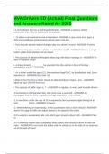 MVA Drivers ED &lpar;Actual&rpar; Final Questions and Answers Rated A&plus; 2025