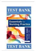 Full Test Bank for Essentials for Nursing Practice 9th Edition by Patricia A. Potter ISBN: 9780323481847| Complete Guide A+