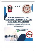 MFP2601 Assignment 1 QUIZ (COMPLETE ANSWERS) 2025