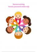 samenvatting kennis passend onderwijs