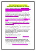 2025 CCEP Compliance and Ethics Professional Exam Questions and Answers&period;