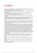 TCI-Lesson 7 Exam 2025&sol;2026 Questions With Completed & Verified Solutions&period;