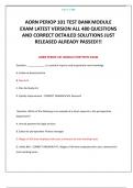 AORN PERIOP 101 TEST BANK MODULE EXAM LATEST VERSION ALL 480 QUESTIONS AND CORRECT DETAILED SOLUTIONS JUST RELEASED ALREADY PASSED&excl;&excl;&excl; 