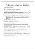 Samenvatting University Physics - Fysica van golven en deeltjes