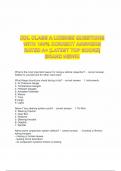 CDL CLASS A LICENSE QUESTIONS WITH 100&percnt; CORRECT ANSWERS RATED A&plus; &vert;LATEST TOP SCORE&vert; BRAND NEW&excl;&excl;&excl;