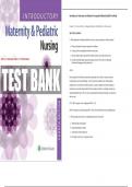 TESTBANK Introductory Maternity and Pediatric Nursing 4th Edition Hatfield Test Bank  2025