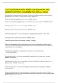 AAET FLASHCARDS WITH REAL EXAM QUESTIONS AND CORRECT ANSWERS&period; COMPLETE 2025 ACTUAL EXAM&period;