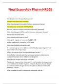 Exam-Advanced Pharm NR568