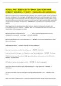 ACTUAL AAET 2025 REGISTRY EXAM QUESTIONS AND CORRECT ANSWERS&period; VERIFIED EXAM ALREADY GRADED A&plus;&period;