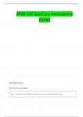 AMB100 EPICCARE AMBULATORY FUNDAMENTALS QUESTIONS WITH 100&percnt; CORRECT ANSWERS