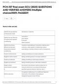PCN-107 final exam GCU &lpar;2025&rpar; QUESTIONS AND VERIFIED ANSWERS &vert;Multiple choices&vert;100&percnt; PASSED&excl;&excl;