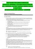 TEST BANK FOR LEWIS'S MEDICAL-SURGICAL NURSING&comma; 12TH EDITION BY MARIANN M&period;  HARDING&comma; JEFFREY KWONG&comma; DEBRA HAGLER CHAPTER 1-69 QUESTIONS AND CORRECT  ANSWERS