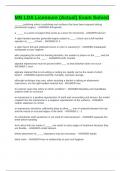 MN LDA Licensure &lpar;Actual&rpar; Exam Solved