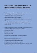COL 103 FINAL EXAM &lpar;CHAPTERS 1-13&rpar; 218 QUESTIONS WITH COMPLETE SOLUTIONS&excl;&excl;