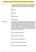NCLEX 2 Test Questions with 100&percnt; Verified Answers