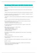 Microbiology CSMLS prep &vert;&vert; with 100&percnt; Errorless Answers