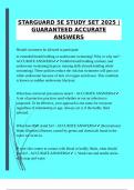 PACKAGE DEAL FOR THE STARGUARD  STUDY MATERIALS &vert;GUARANTEED ACCURATE ANSWERS &vert;VERIFIED
