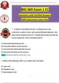 BIO 669 Exam 1 Actual Questions with Verified Answers &lpar;2025 &sol; 2026&rpar;&comma; 100&percnt; Guarantee Score Pass - NKU