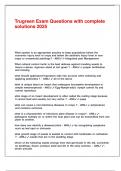 Trugreen Exam Questions with complete solutions 2025&period;
