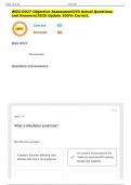 WGU D027 Bundled exams with complete solutions&colon;Everything you need to pass in D027 is here&period;