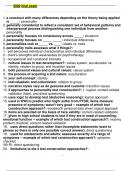 Soc 3900 Final Exam 1  QUESTIONS AND ANSWERS 