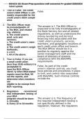 BSACS 101 Exam Prep questions well answered A&plus; graded 2025&sol;2026 latest update