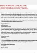 NURS 660 &sol; NURS660 Exam 5 &lpar;Latest 2025 &sol; 2026&rpar; Psychopharmacology and Advanced Mental Health&comma; Questions and Verified Answers&comma; Grade A&plus; &lpar;Maryville&rpar;