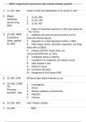 BSAC Legal Exam questions fully solved already passed