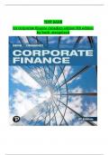 Test Bank for Corporate Finance, Canadian Edition 5th Edition by Jonathan Berk, David Stangeland, Peter DeMarzo