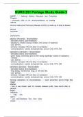 NURS 251 Portage Study Guide 3 