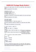 NURS 251 Portage Study Guide 4 