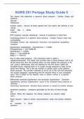 NURS 251 Portage Study Guide 5 