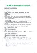 NURS 251 Portage Study Guide 6 