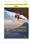Solutions for Managerial Economics&comma; 9th Edition by William F&period; Samuelson&comma; Stephen G&period; Marks&comma; Jay L&period;  Zagorsky All Chapters &vert;&vert;Complete A&plus; Guide