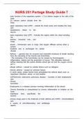 NURS 251 Portage Study Guide 7 