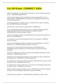 Col 103 Exam  CORRECT 100&percnt;