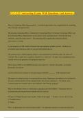 CLC-222 Contracting Questions And Correct Answers with questions and answers&period;