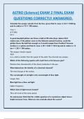 ASTRO &lpar;Science&rpar; EXAM 2 FINAL EXAM  QUESTIONS CORRECTLY ANSWERED&period;